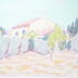 Paysage avec maison